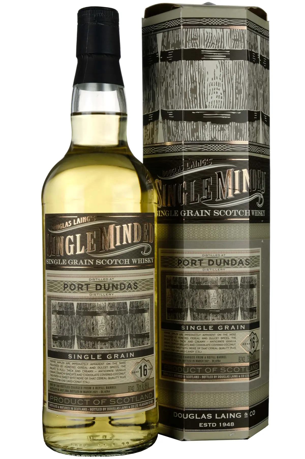 Port Dundas 2004-2021 | 16 Year Old Douglas Laing Single Minded Single Cask Dl14764 1