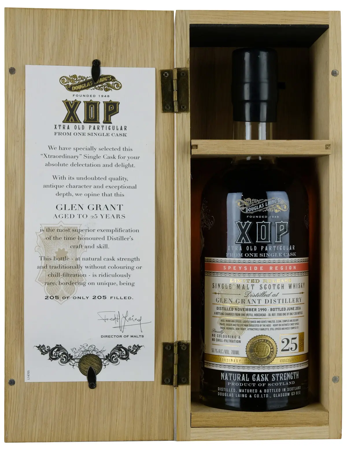 Glen Grant 1990-2016 | 25 Year Old Douglas Laing Xop Single Cask Dl11180 1