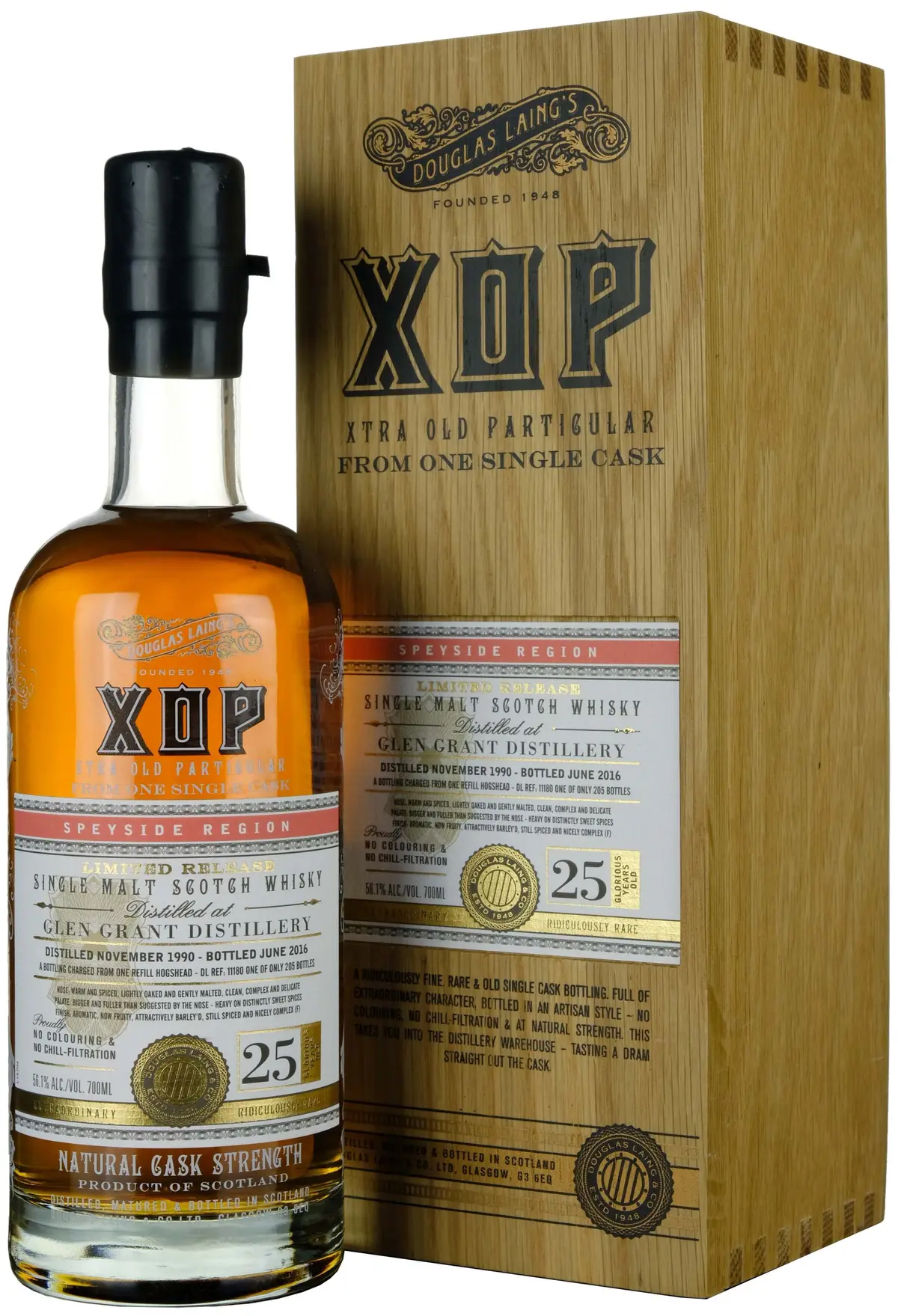 Glen Grant 1990-2016 | 25 Year Old Douglas Laing Xop Single Cask Dl11180 2