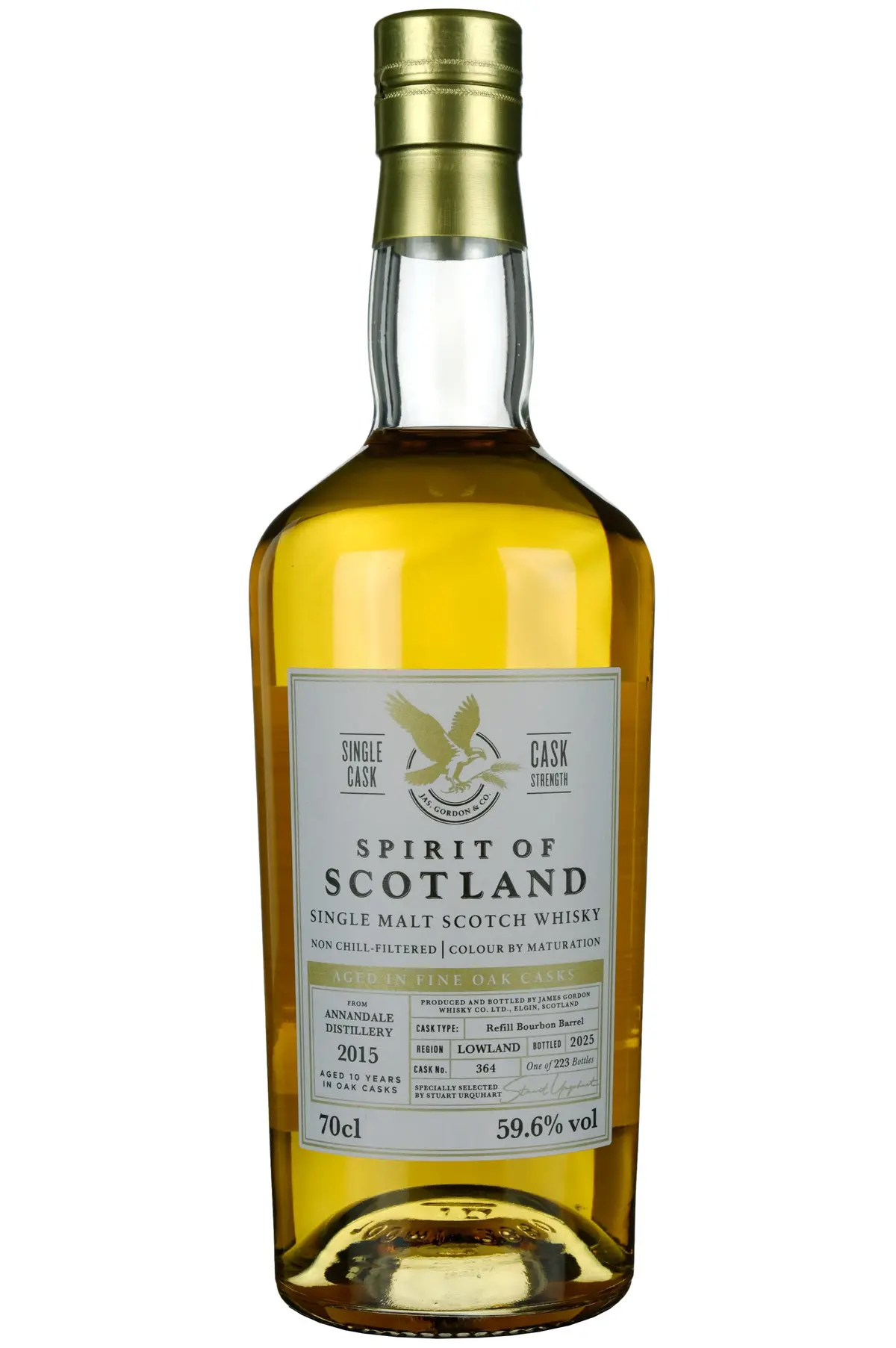 Annandale 2015-2025 | 10 Year Old Spirit Of Scotland Single Cask 364 1
