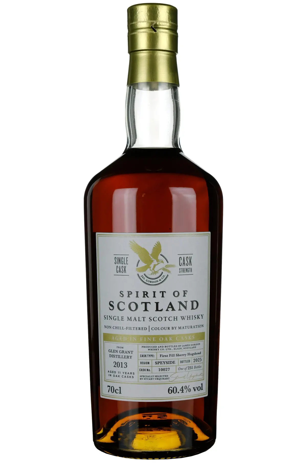 Glen Grant 2013-2025 | 11 Year Old Spirit Of Scotland Single Cask 10027 1