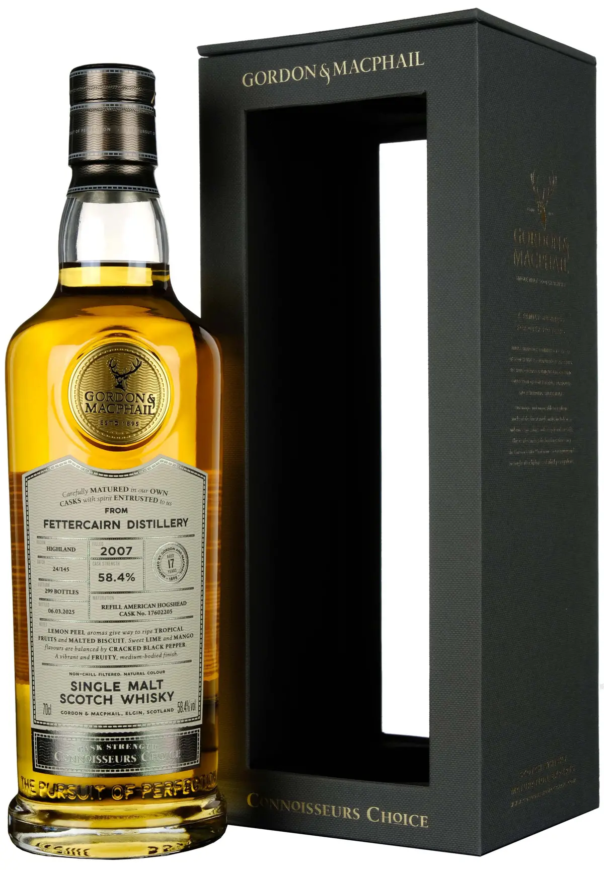 Fettercairn 2007-2025 | 17 Year Old Gordon & Macphail Connoisseurs Choice Single Cask 17602205 1