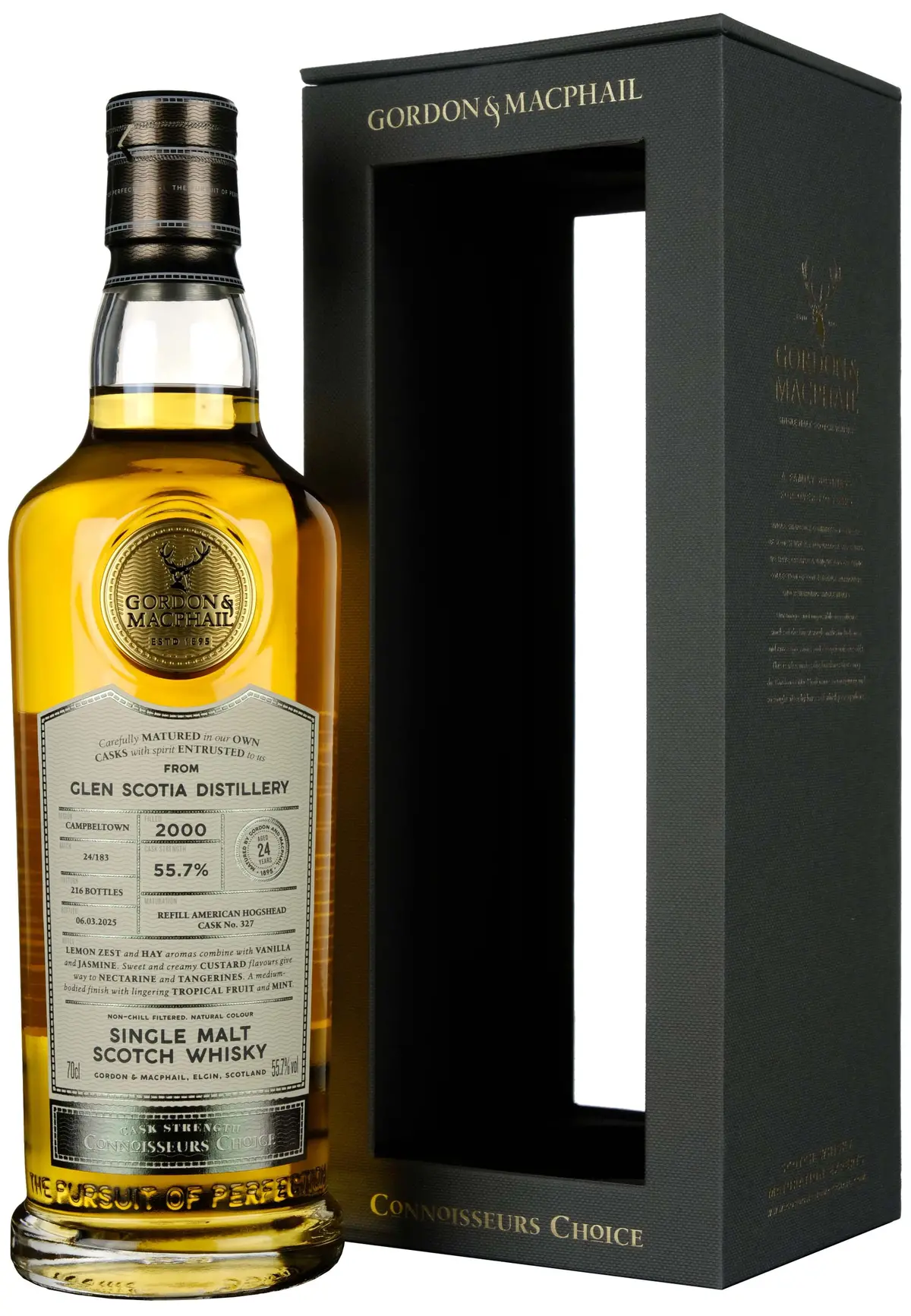 Glen Scotia 2000-2025 | 24 Year Old Gordon & Macphail Connoisseurs Choice Single Cask 327 1
