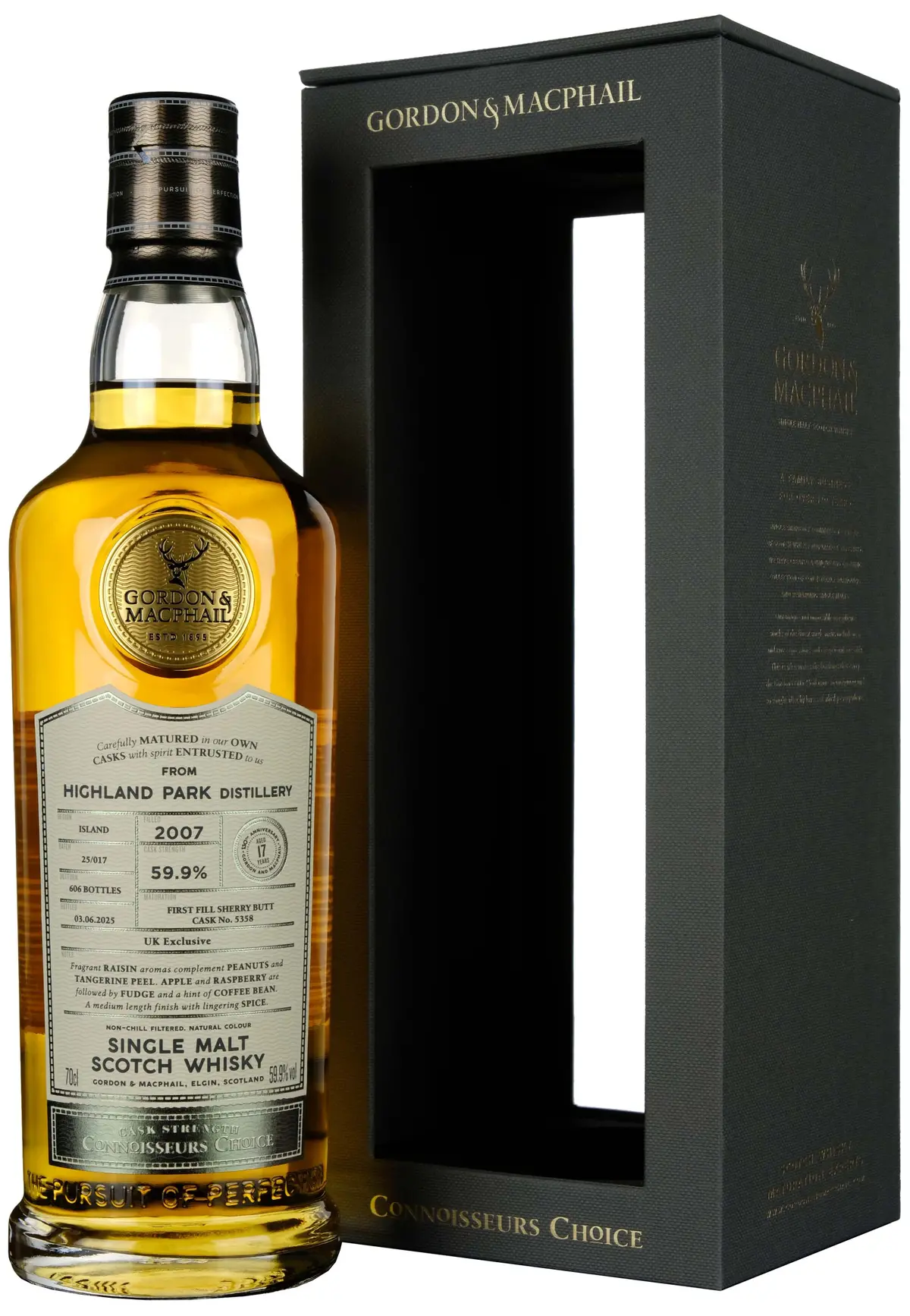 Highland Park 2007-2025 | 17 Year Old Gordon & Macphail Connoisseurs Choice Single Cask 5358 1