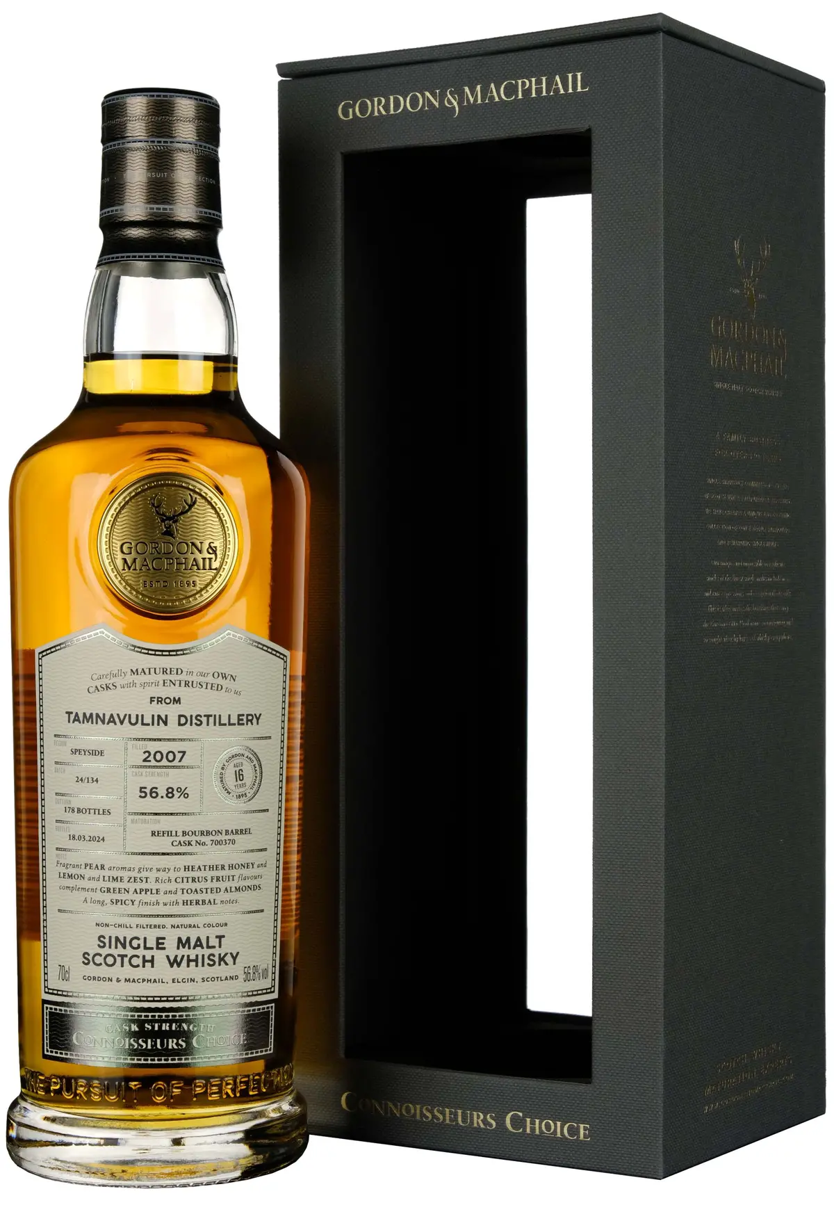 Tamnavulin 2007-2024 | 16 Year Old Gordon & Macphail Connoisseurs Choice Single Cask 700370 1