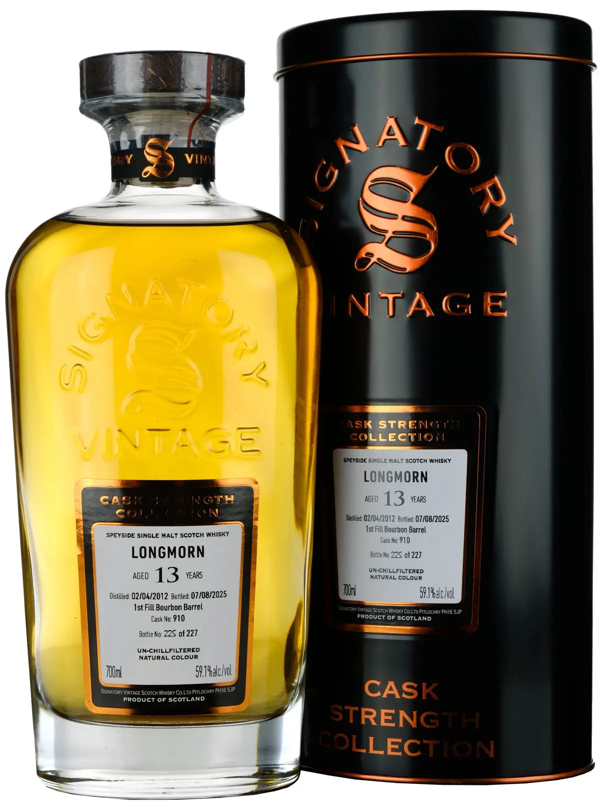 Longmorn 2012-2025 | 13 Year Old Signatory Vintage Cask Strength Collection Single Cask 910 1