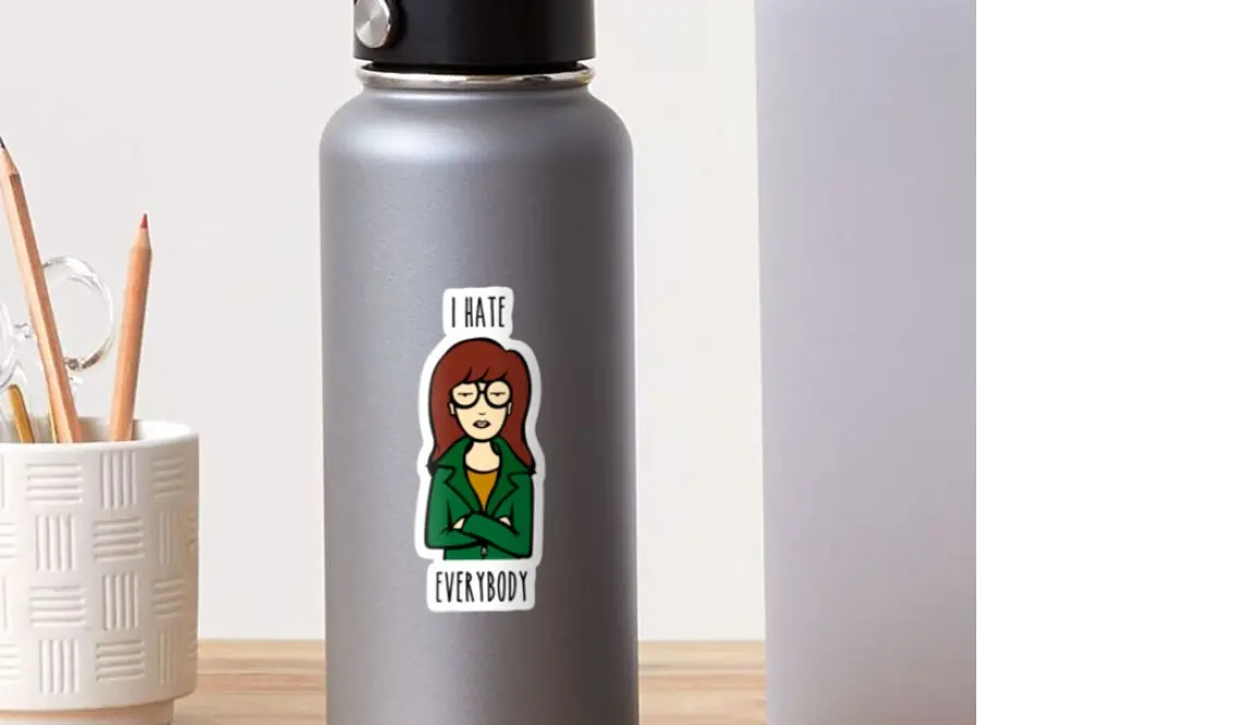 Daria I Hate Everybody Sticker 1