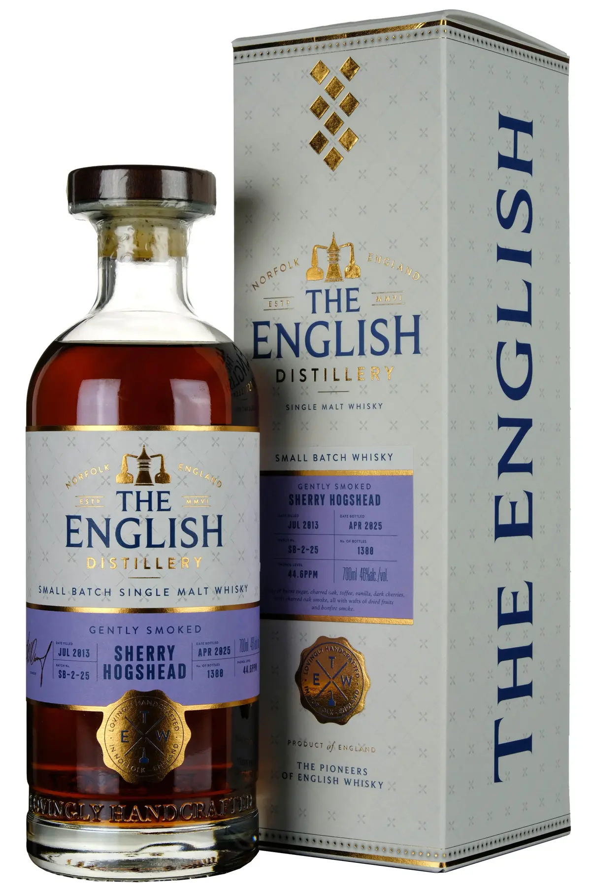 The English Whisky 2013-2025 Small Batch Sherry Hogshead 1