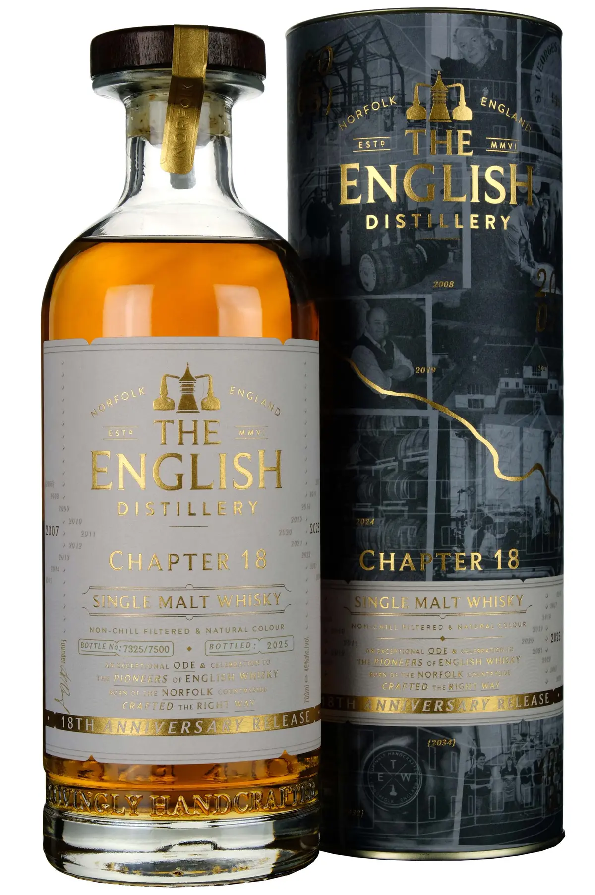 The English Whisky Chapter 18 Bottled 2025 18Th Anniversary Release 1