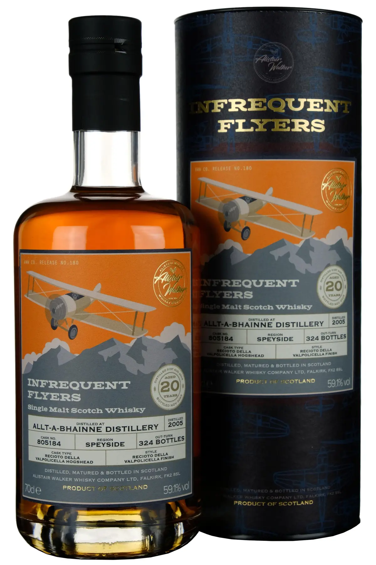 Allt-A-Bhainne 2005-2025 | 20 Year Old Infrequent Flyers Cask 805184 1