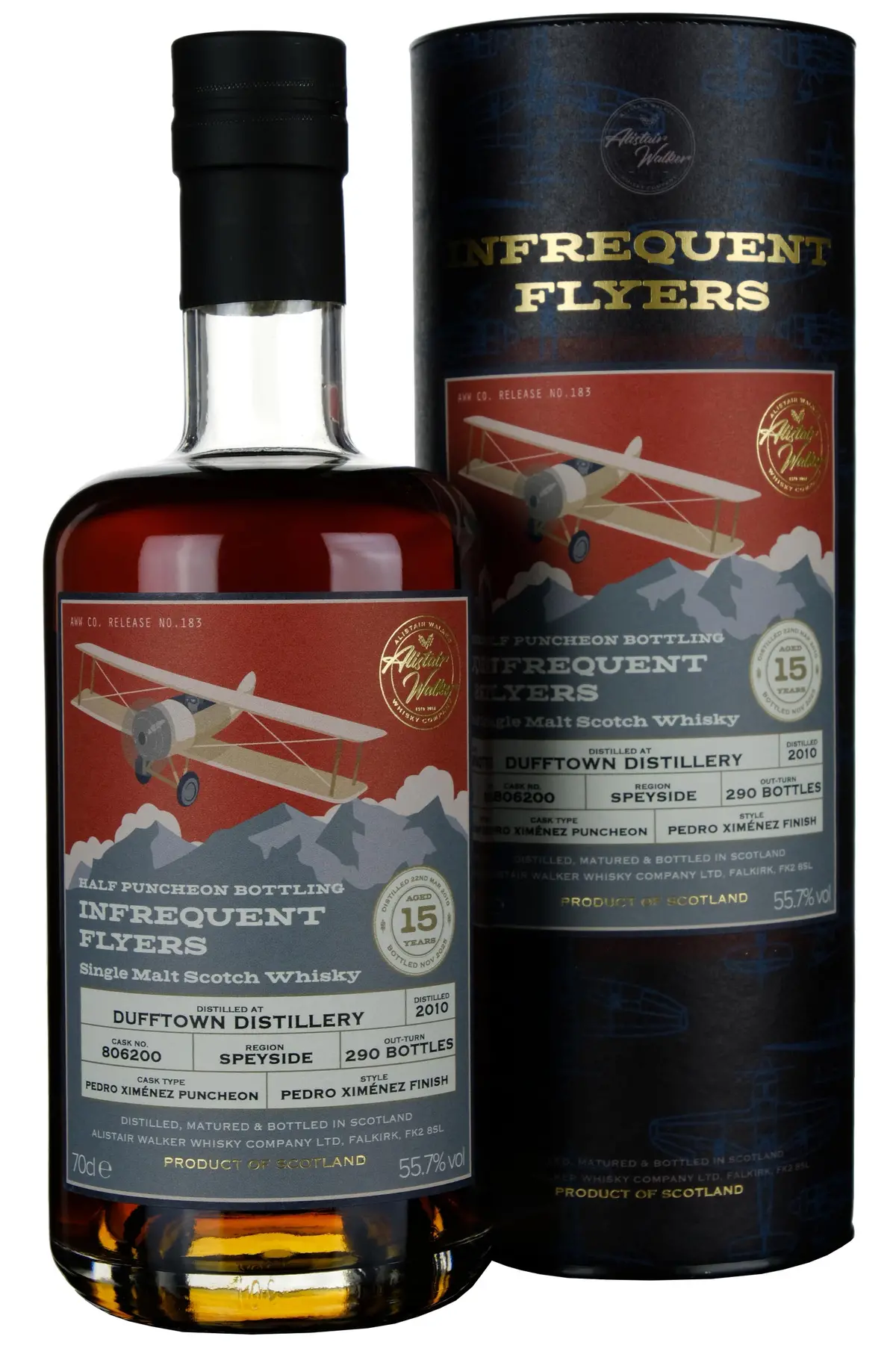 Dufftown 2010-2025 | 15 Year Old Infrequent Flyers Single Cask 806200 1