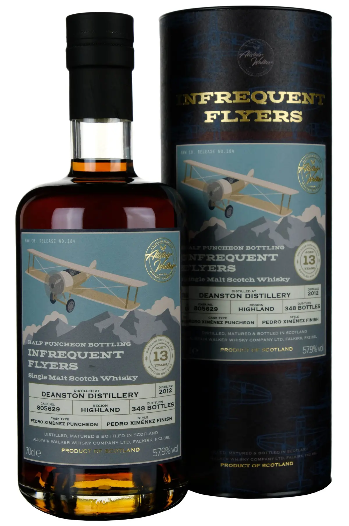 Deanston 2012-2025 | 13 Year Old Infrequent Flyers Single Cask 805629 1
