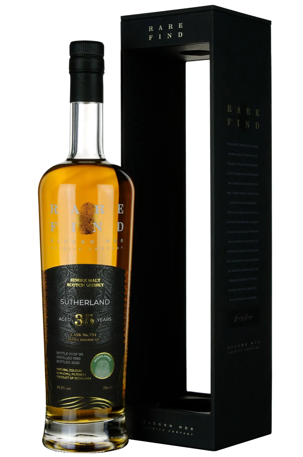 Sutherland 1990-2026 | 35 Year Old Gleann Mor Rare Find Single Cask 754 1