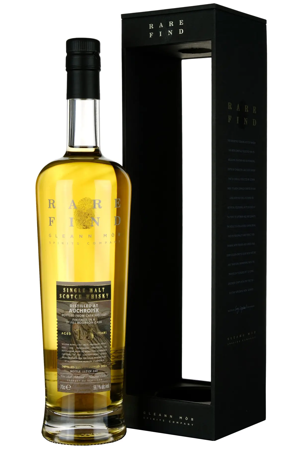 Auchroisk 2009-2024 | 15 Year Old Gleann Mor Rare Find Single Cask 1567 1