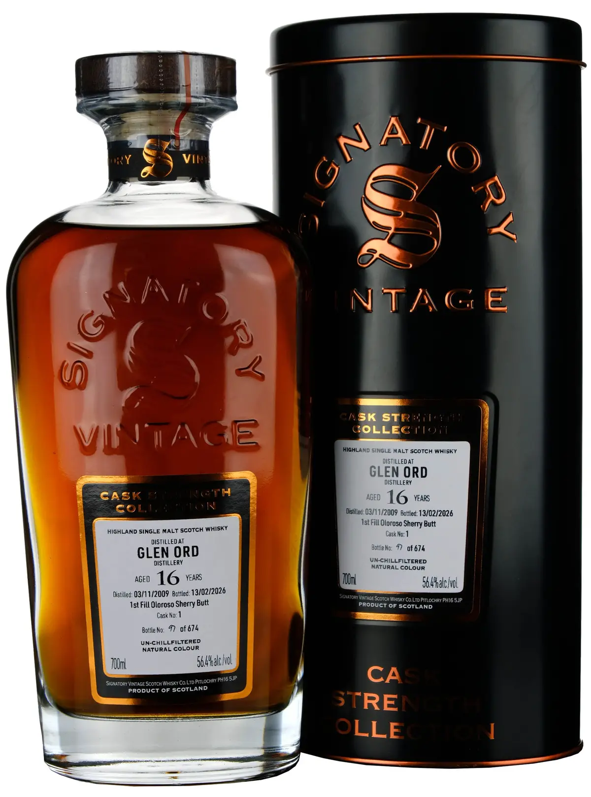 Glen Ord 2009-2026 | 16 Year Old Signatory Vintage Cask Strength Collection Single Cask 1 1