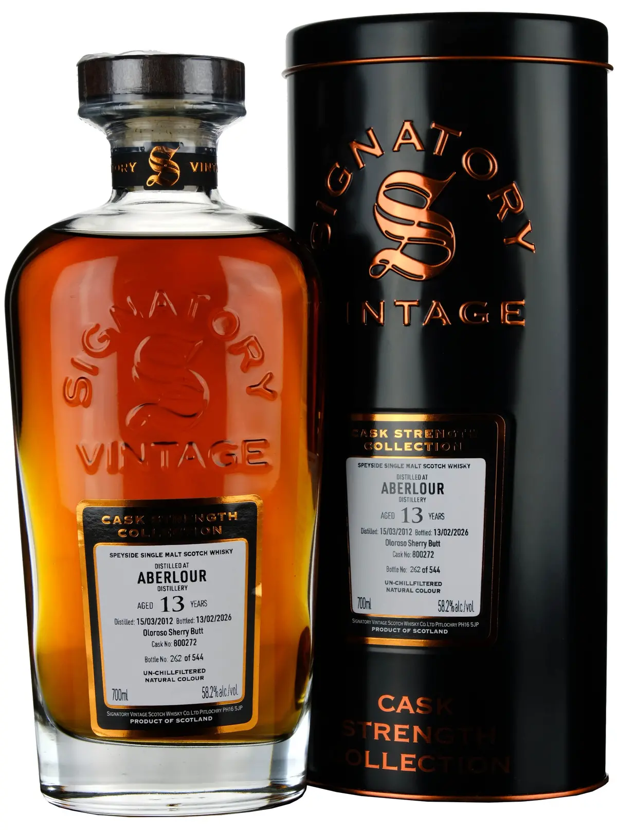 Aberlour 2012-2026 | 13 Year Old Signatory Vintage Cask Strength Collection Single Cask 800272 1