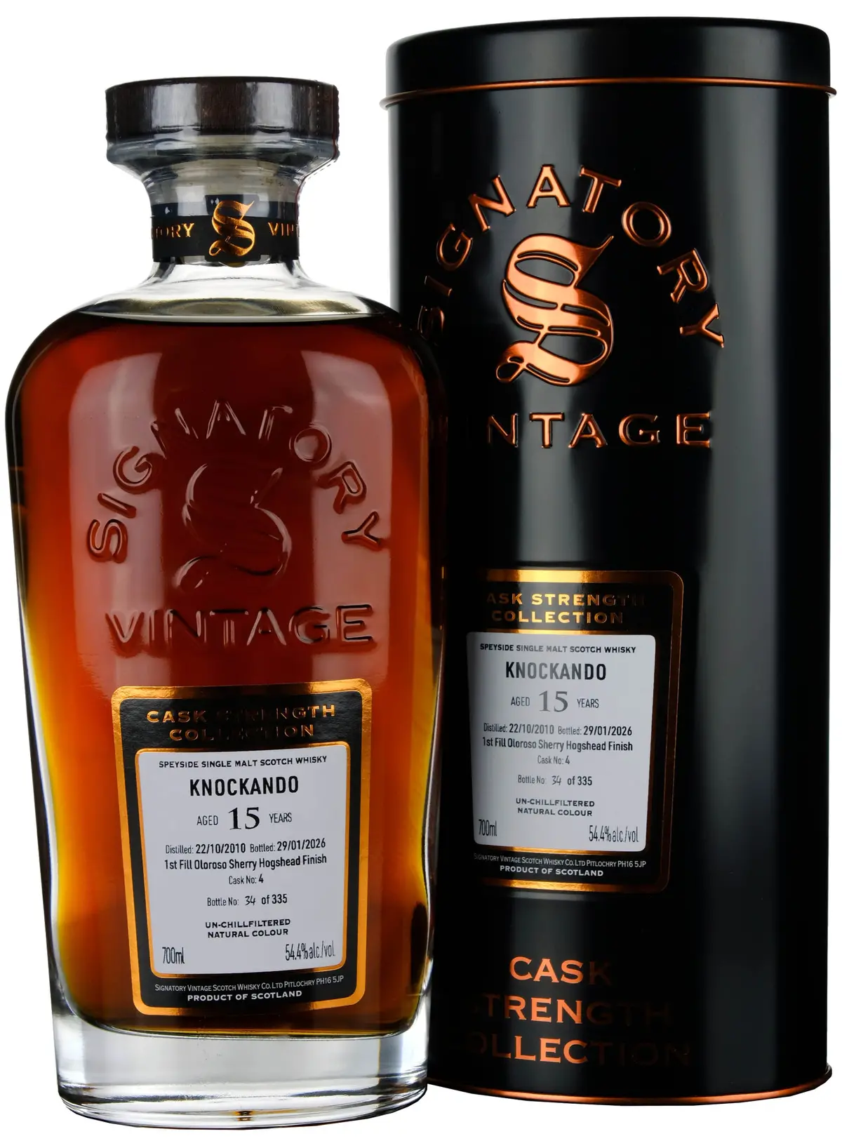 Knockando 2010-2026 | 15 Year Old Signatory Vintage Cask Strength Collection Single Cask 4 1