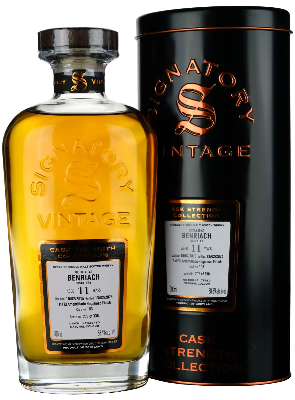 Benriach 2015-2026 | 11 Year Old Signatory Vintage Cask Strength Collection Single Cask 103 1