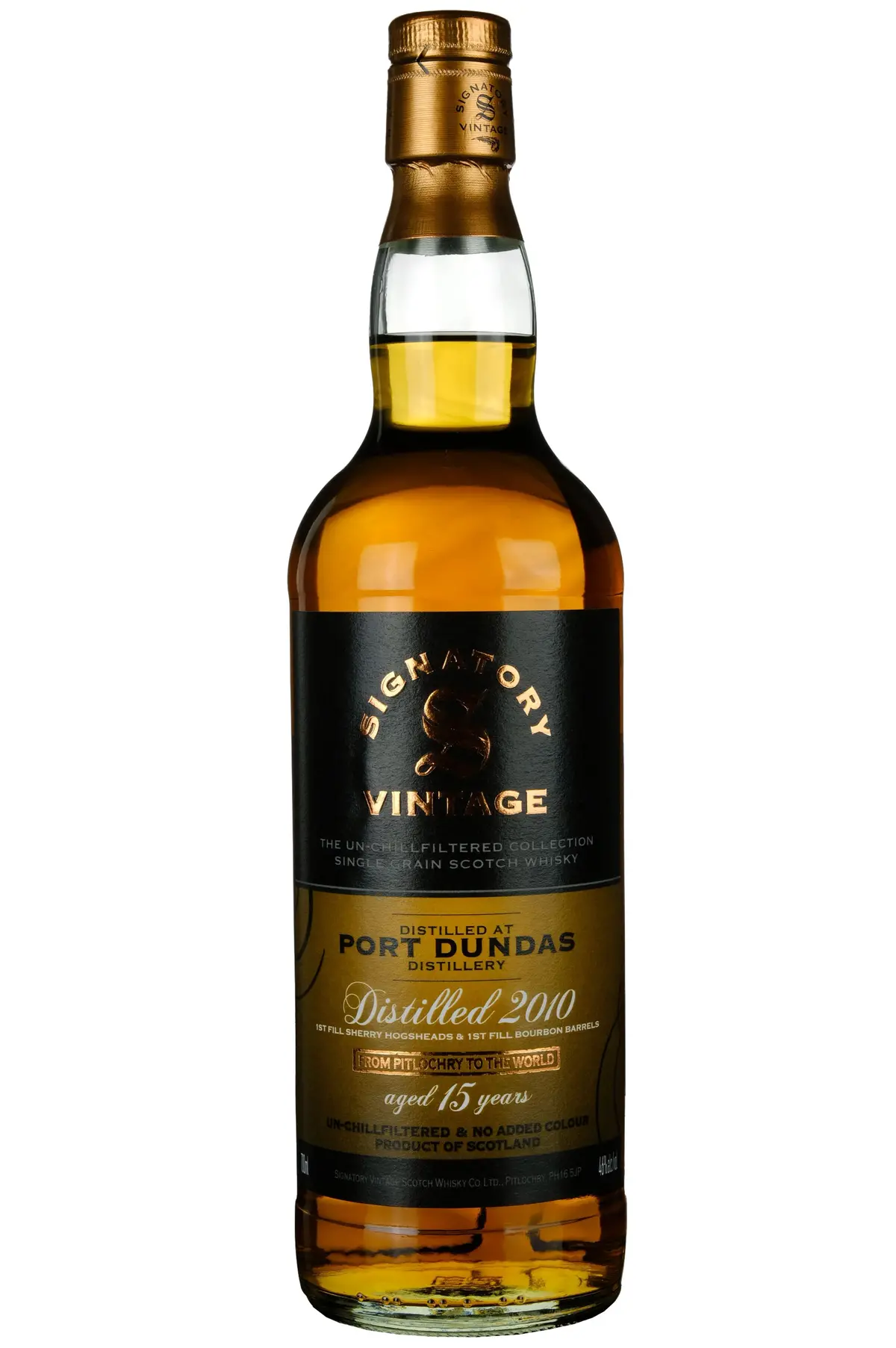 Port Dundas 2010-2026 | 15 Year Old Signatory Vintage Un-Chillfiltered Collection 1