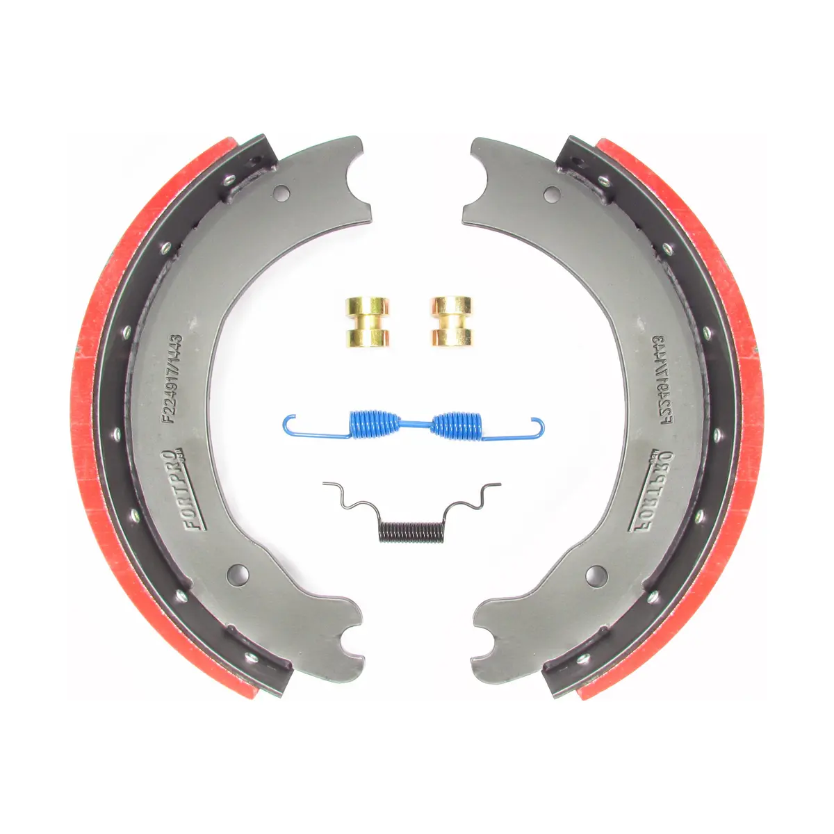 Fortpro 1443E Front  Brake Shoe Box Kit - Gawr 23K - Brake Size 15” X 4” | F224917 1