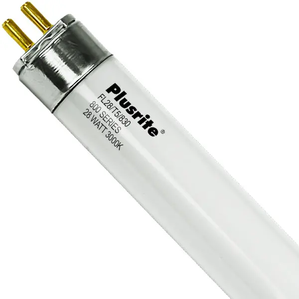 Fl28/T5/830 28W T5 Fluorescent Tube 3000K 45 In 2900 Lumens 1