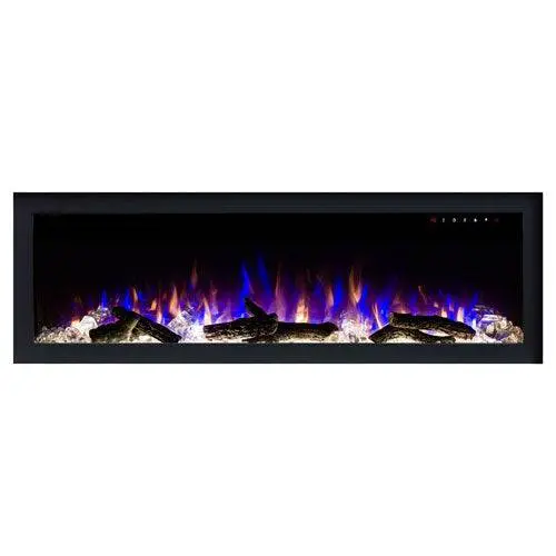 Ledfp-52Bif 52" Built-In Electric Fireplace Equipped With Overheat Protection Device 1