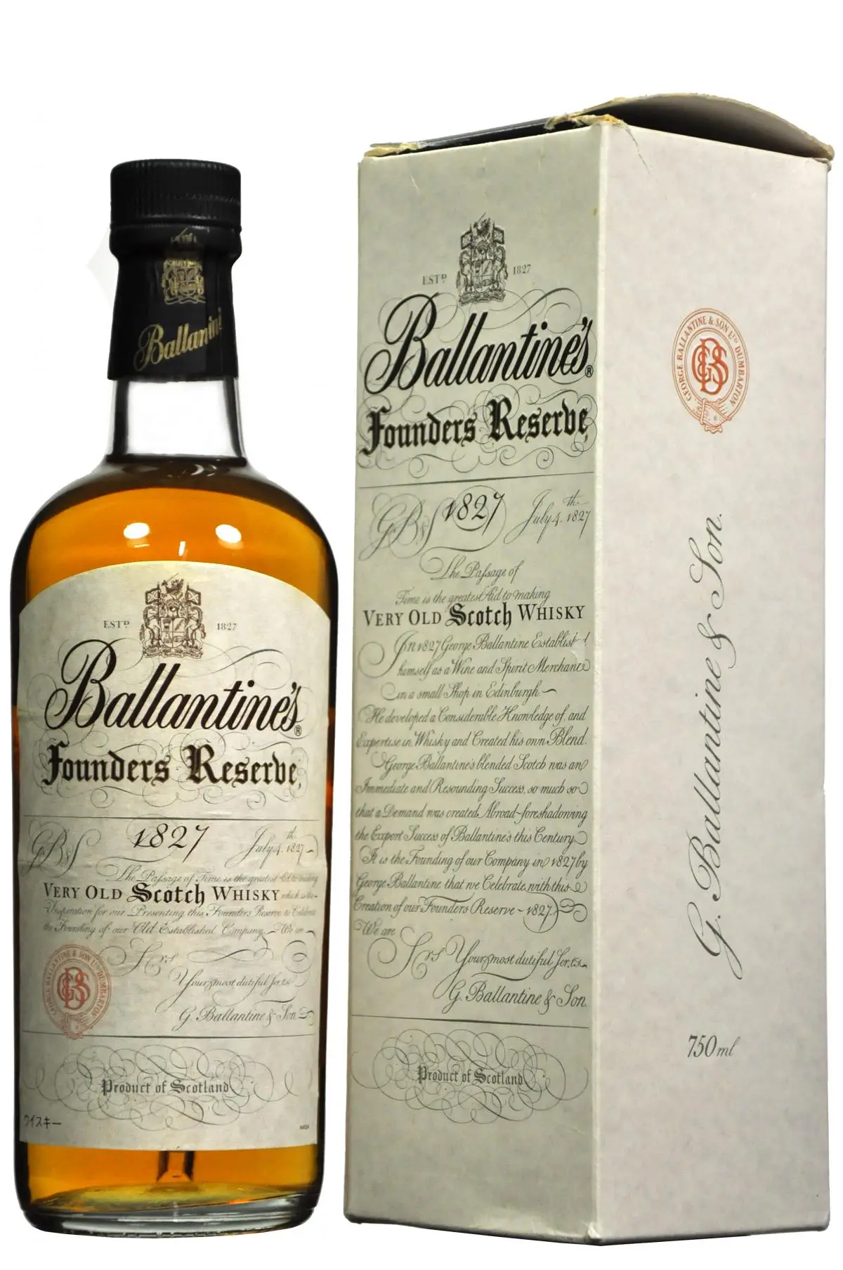 Ballantine's Founder's Reserve 1980S 1