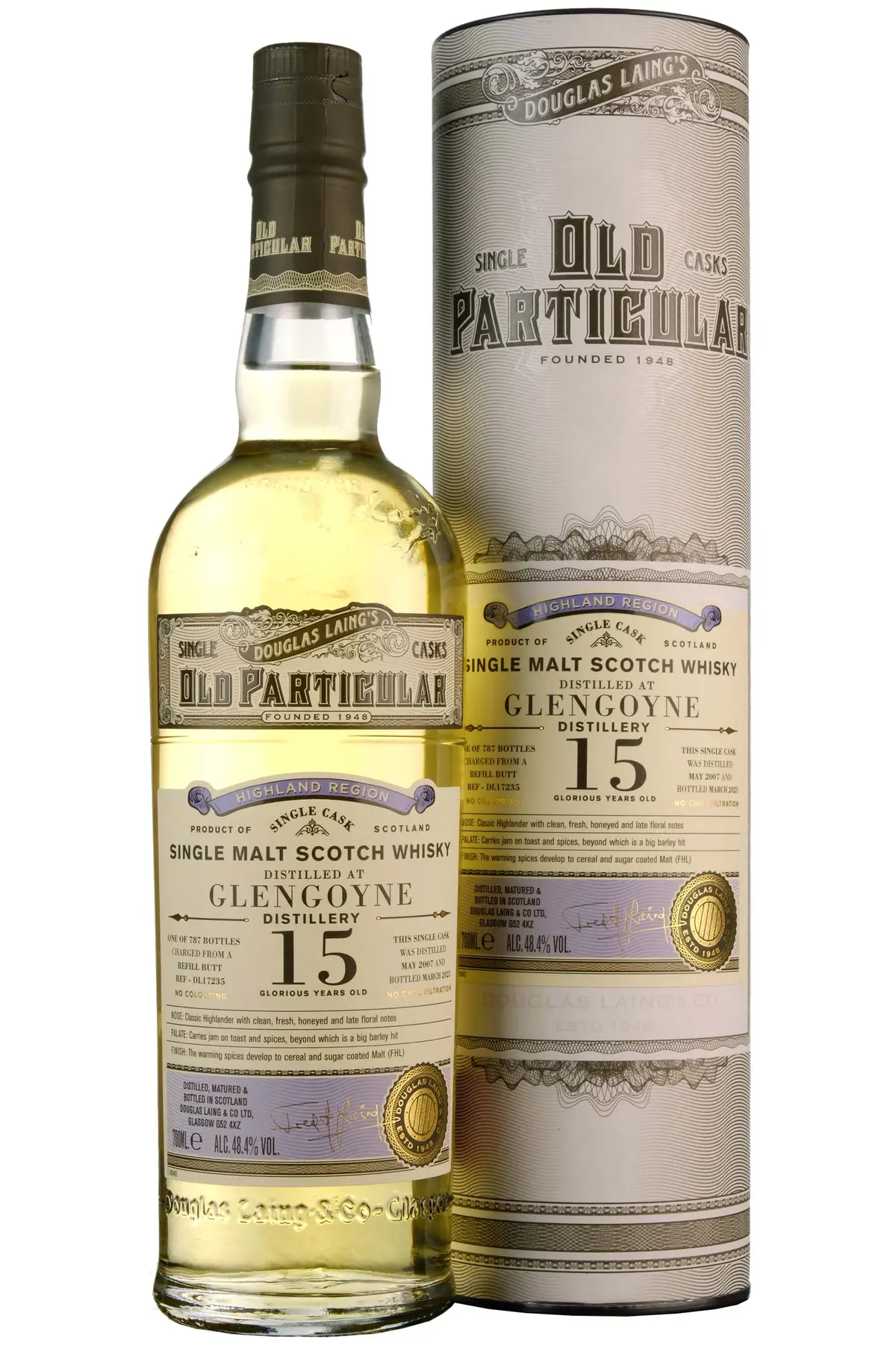 Glengoyne 2007-2023 | 15 Year Old Douglas Laing Old Particular Single Cask Dl17235 1
