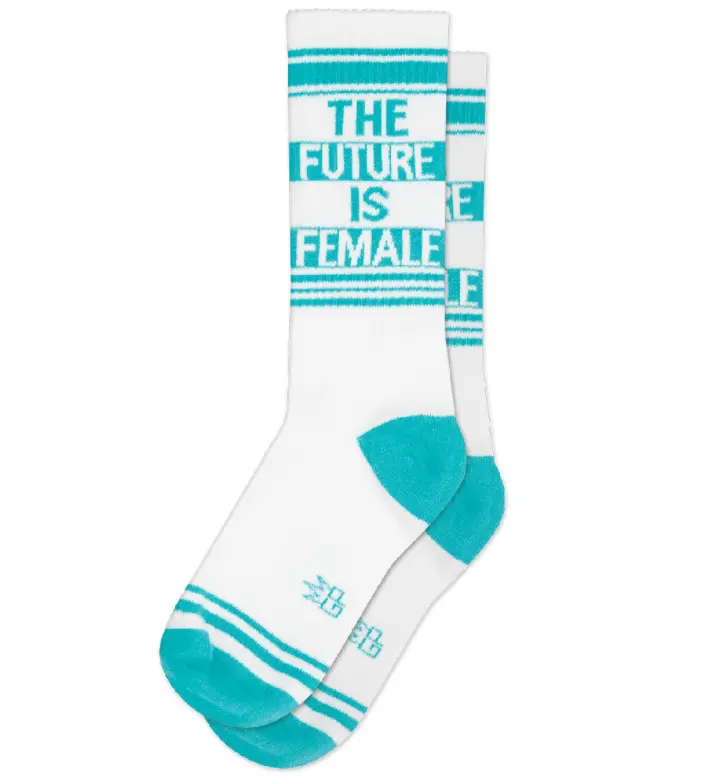 The Future Is Female Gym Socks 1