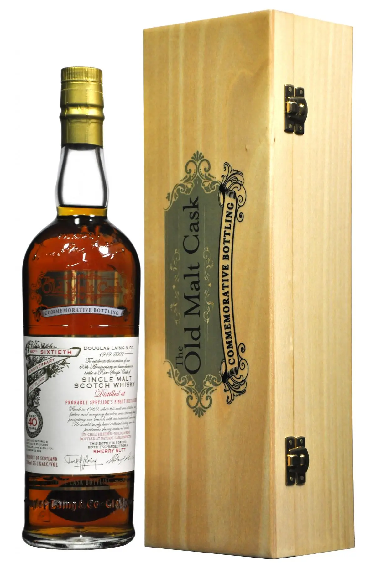 Probably Speysides Finest 1968-2009 | 40 Year Old | 60Th Anniversary 1