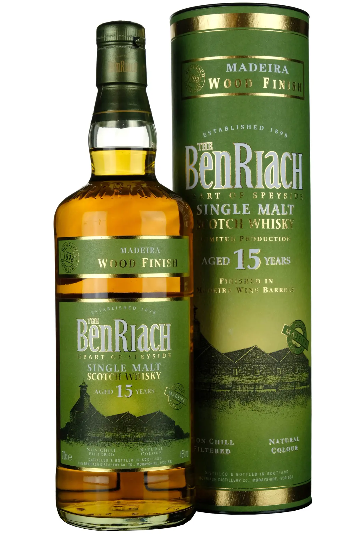 Benriach 15 Year Old Madeira Wood Finish Bottled 2014 1