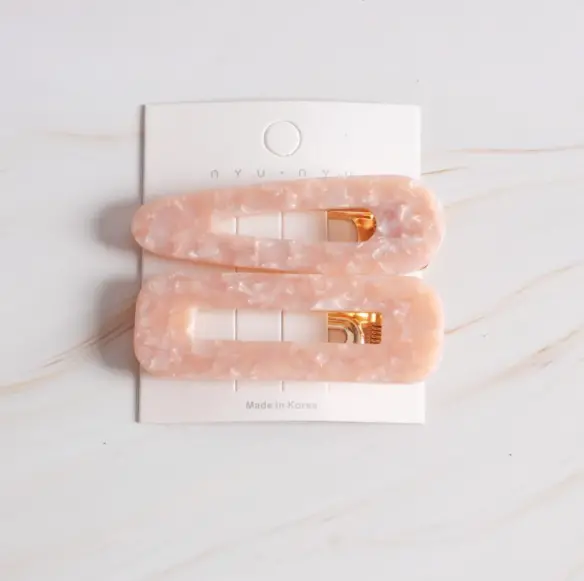 Allure Hair Clip Set - Pink 1