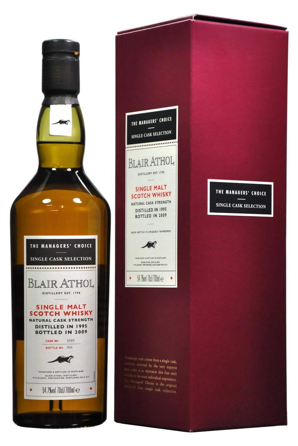 Blair Athol 1995-2009 | Managers' Choice | Cask 5989 1