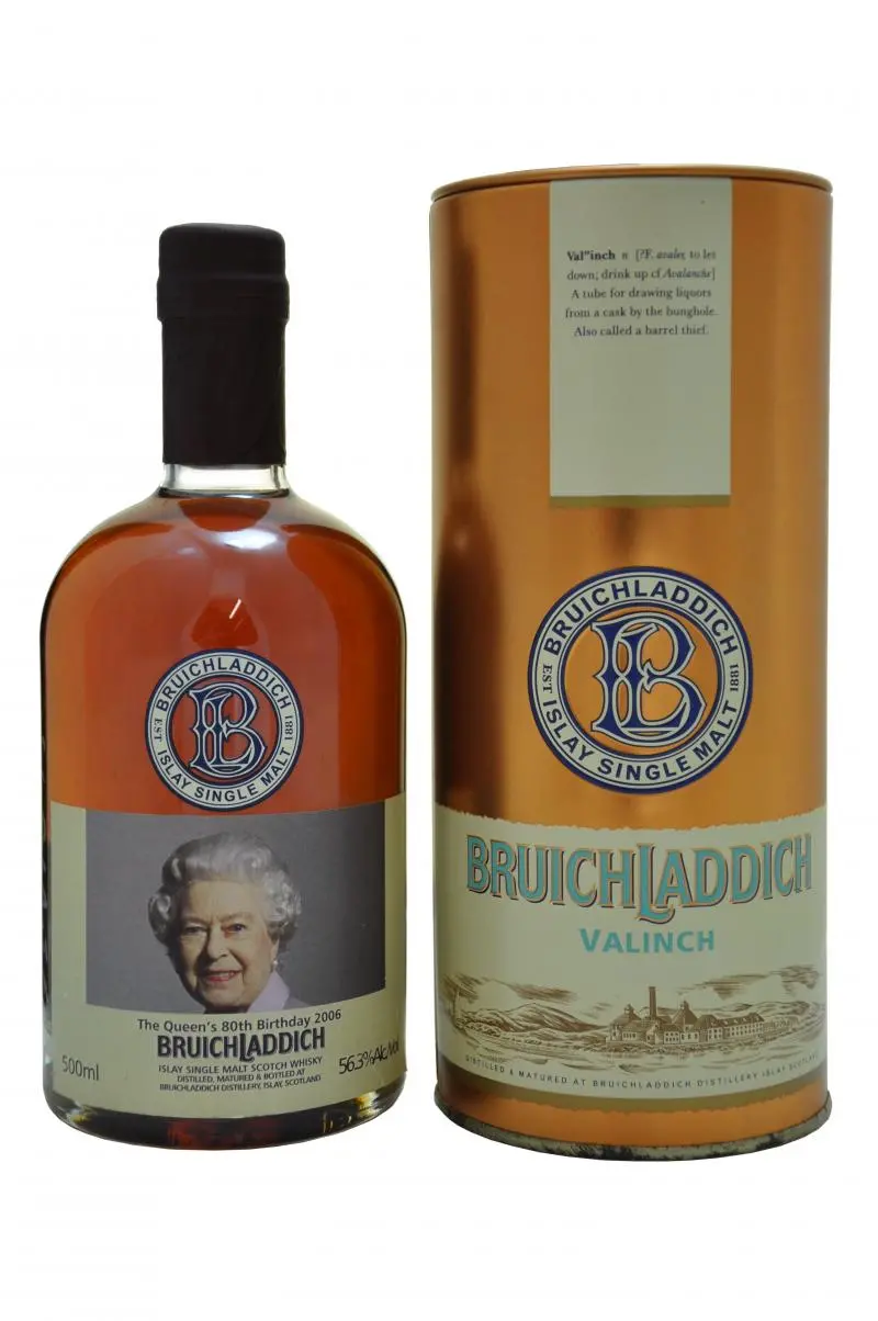 Bruichladdich 1988 Valinch | The Queen's 80Th Birthday 2006 1