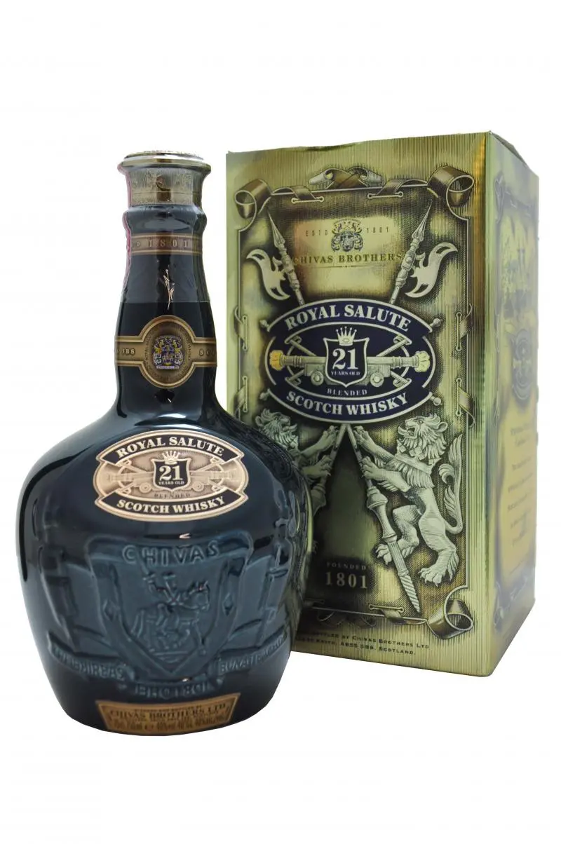 Royal Salute 21 Year Old | Blue Ceramic Decanter 1
