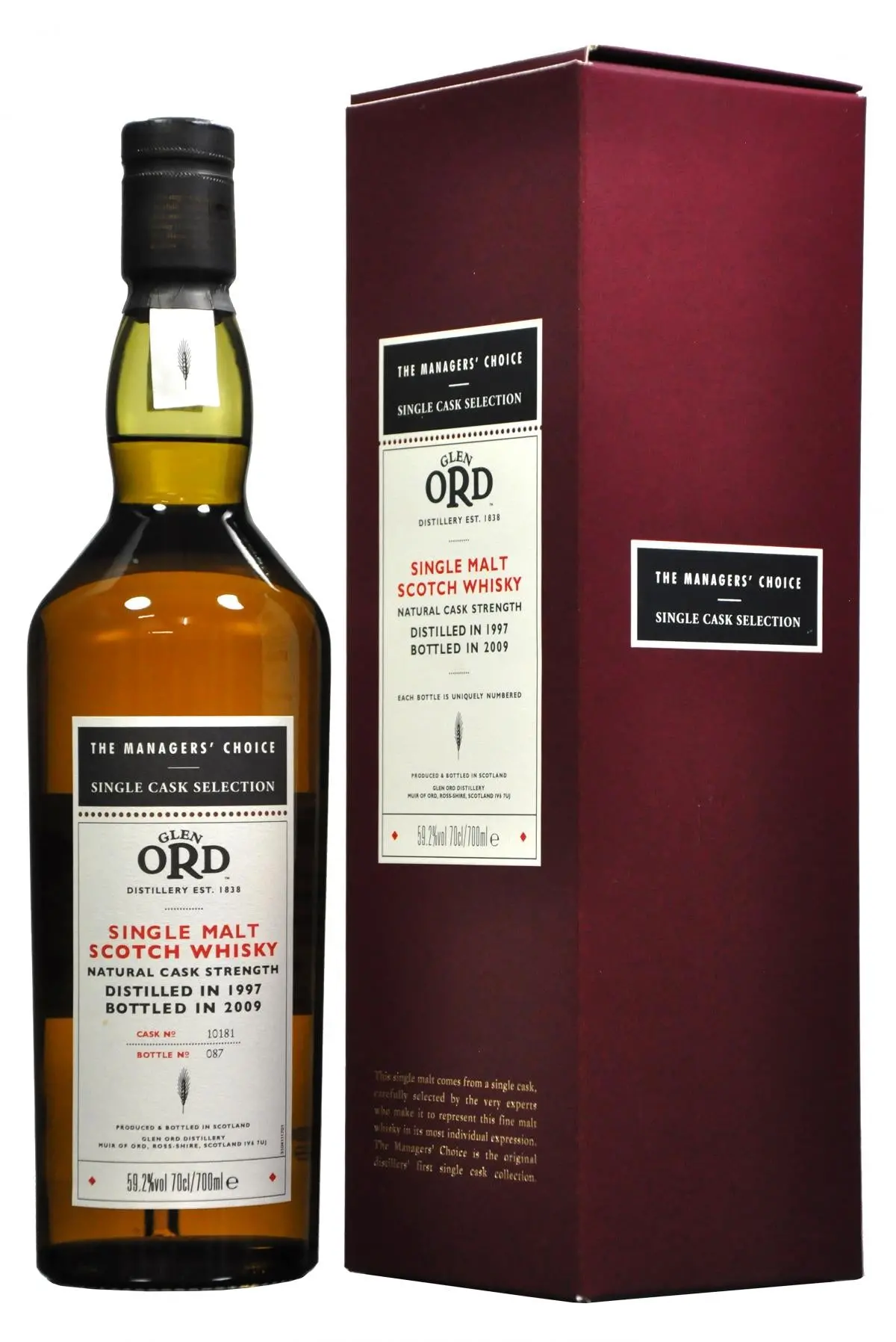 Ord 1997-2009 | Managers' Choice | Cask 10181 1