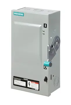 Id362 Siemens Canada 60A 600V 3-Poles Fusible Industrial Duty Switch 1