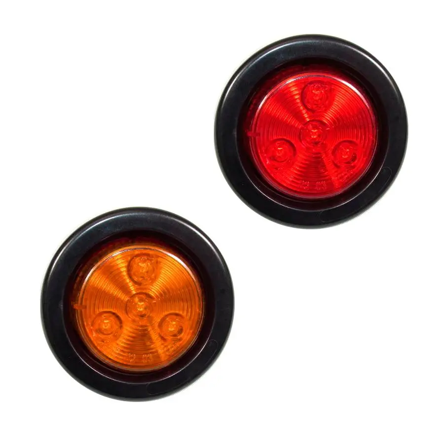 Fortpro 2" Round Clearance/Marker Led Light With 4 Leds 1
