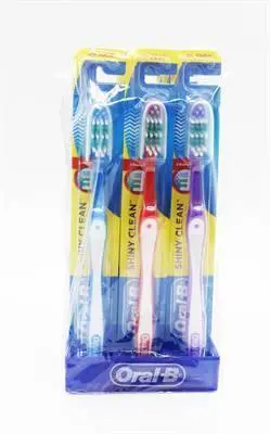 Hyg Toothbrushes Oral B Rp3000 Shiny Clean 12/Pk 1