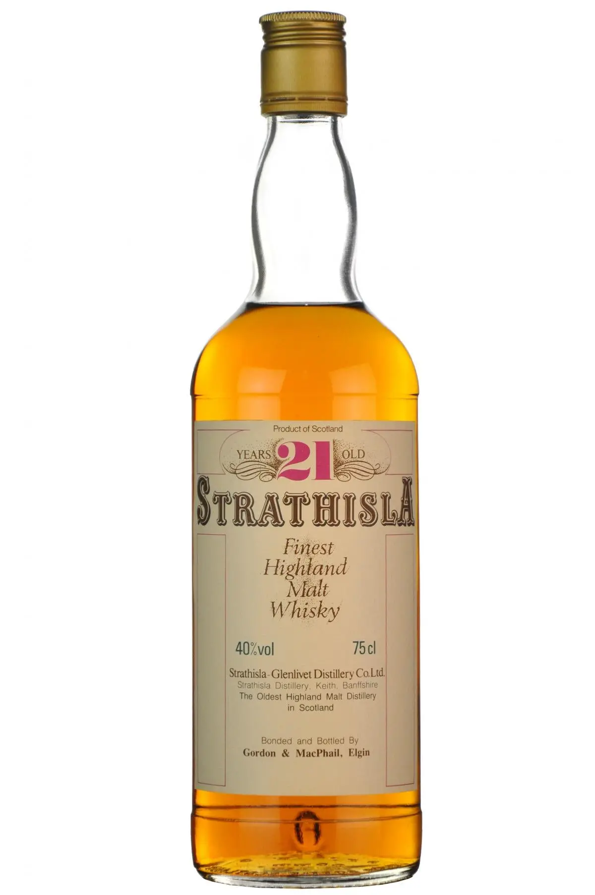 Strathisla 21 Year Old | Gordon & Macphail 1980S 1