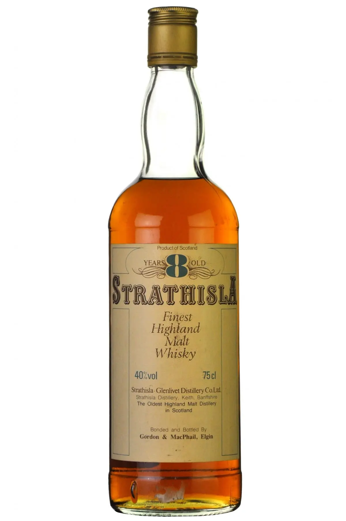 Strathisla 8 Year Old | Gordon & Macphail 1980S 1