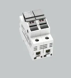 Din Rail & Fuse Holders 2 Pole Type Inchccinch Fuseholder Indica 1
