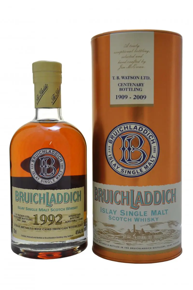 Bruichladdich 1992 | T.B Watson Centenary Bottling 1909-2009 1