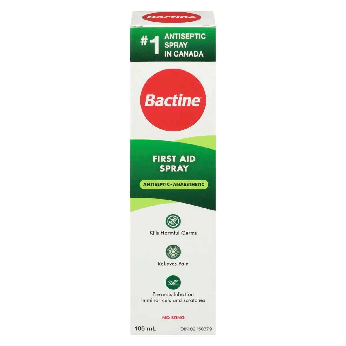 Hyg Bactine Antiseptic First Aid Spray 105Ml-New 1