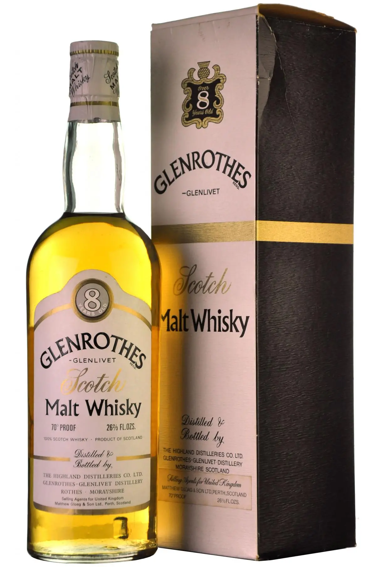 Glenrothes-Glenlivet 8 Year Old 1960S 1