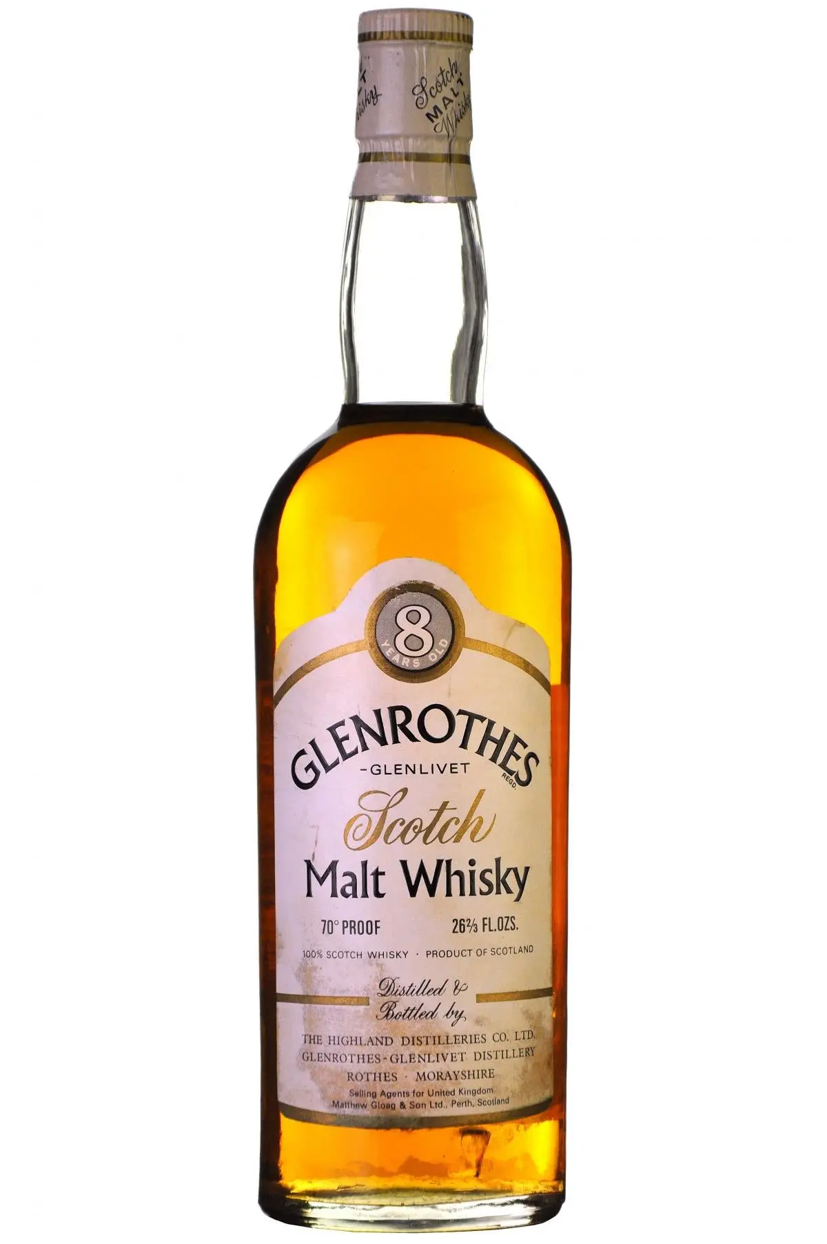 Glenrothes-Glenlivet 8 Year Old 1960S 1