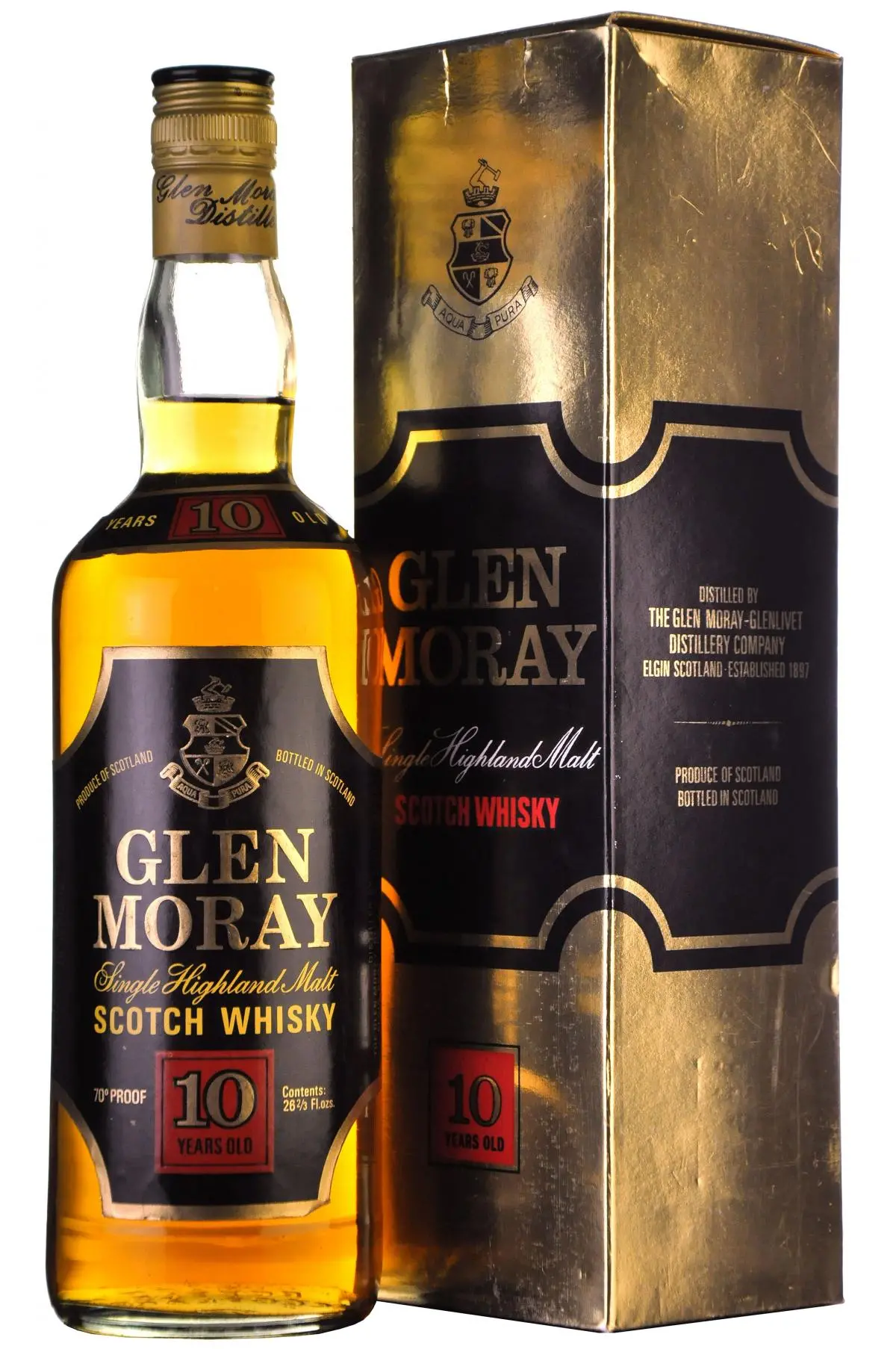 Glen Moray 10 Year Old 1970S 1