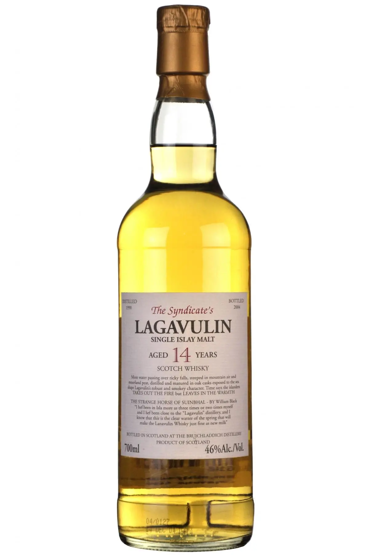 Lagavulin 1990-2004 | 14 Year Old The Syndicate's Single Cask 1