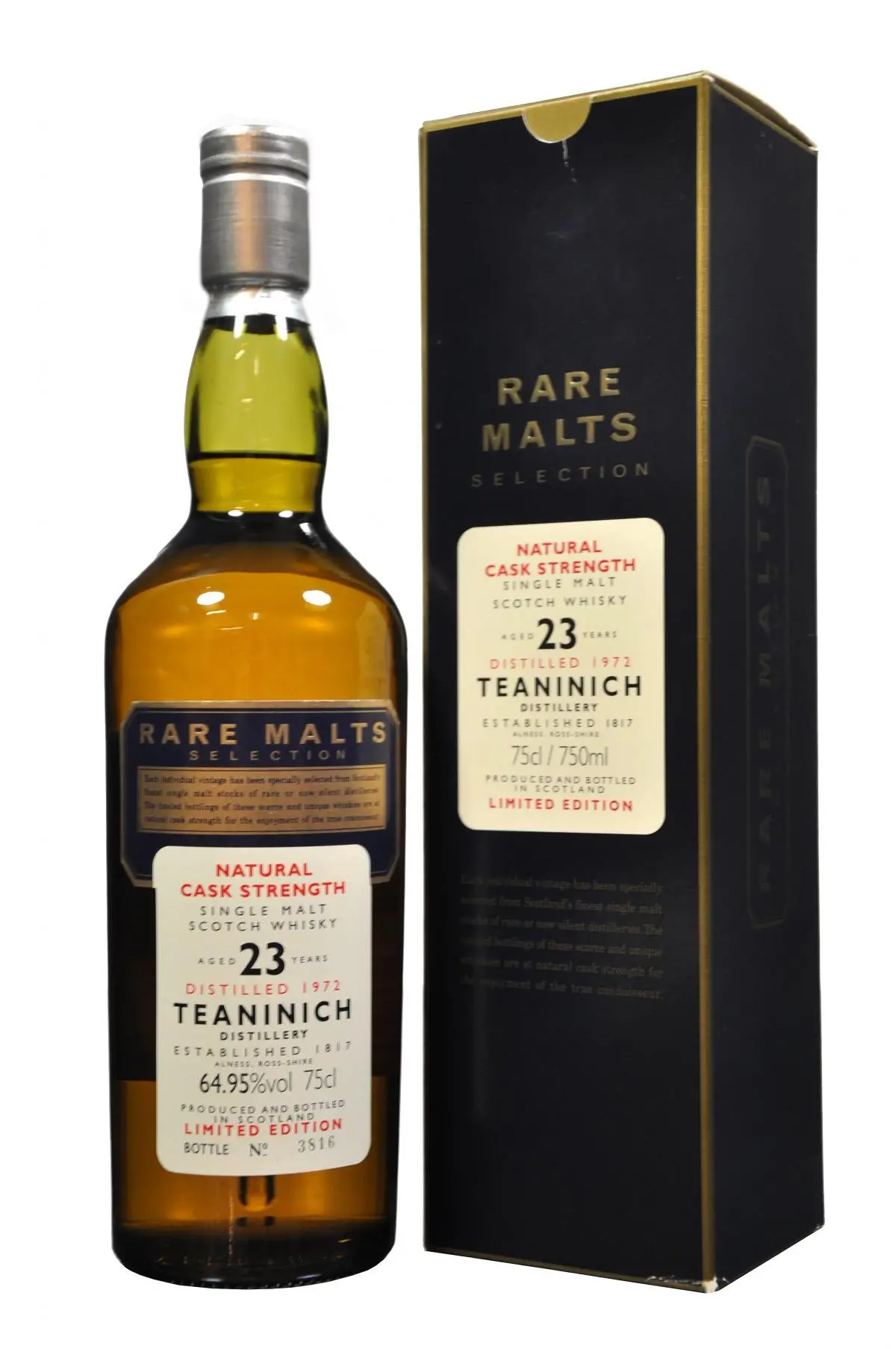 Teaninich 1972 | 23 Year Old | Rare Malts Selection 64.95% 1
