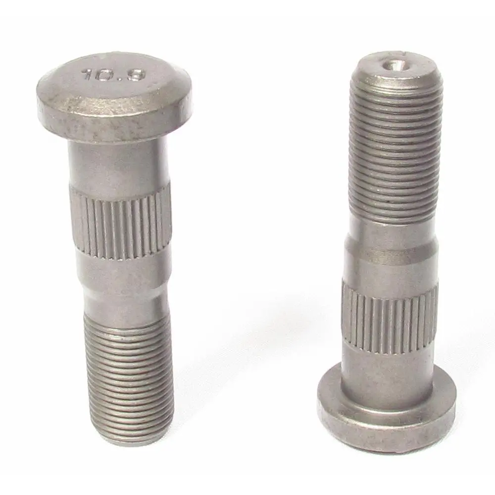 Serrated Drive Wheel Studs 3/4"-16 Thd 0.785" B.D. X 2 31/32" Length - E8947 - 10 Pack 1